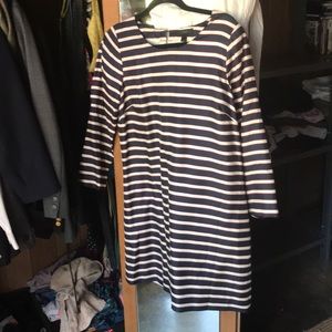 Navy stripe dress